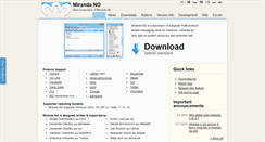 Desktop Screenshot of miranda-ng.org