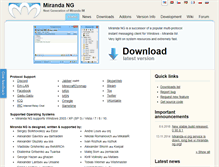Tablet Screenshot of miranda-ng.org
